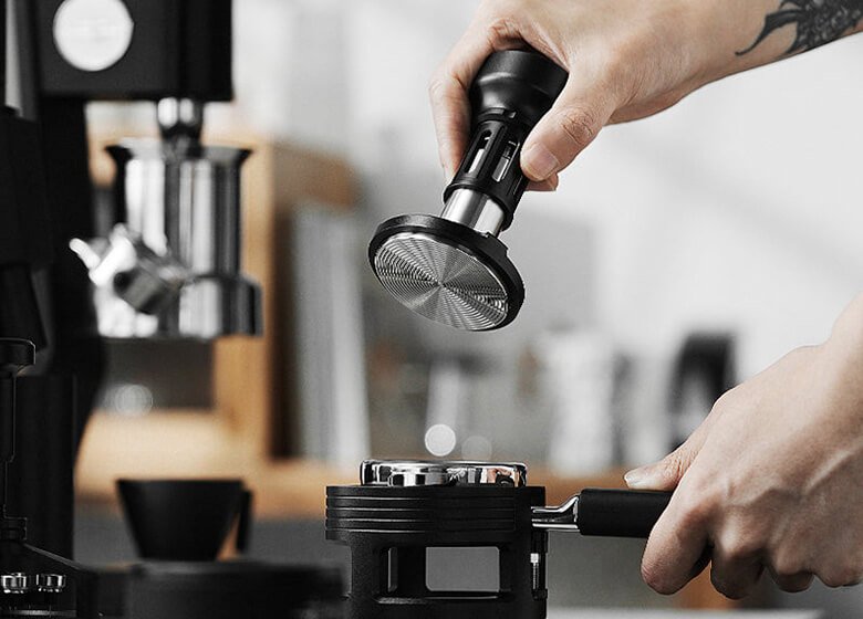 MHW-3BOMBER YU Series Force Impact Espresso Tamper