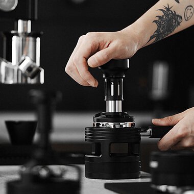 MHW-3BOMBER YU Series Force Impact Espresso Tamper